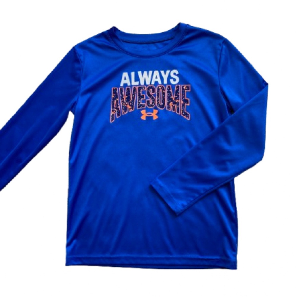 Boy’s Under Armour Always Awesome Blue Shirt